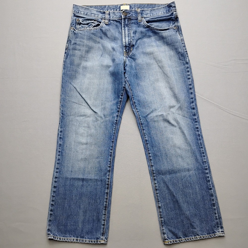 Gap Loose Fit Mens Blue Denim Jeans 34x30 Vintage y2k